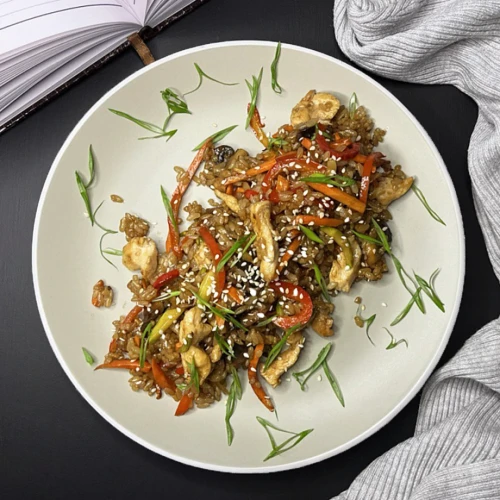 ВОК с рисом и курицей